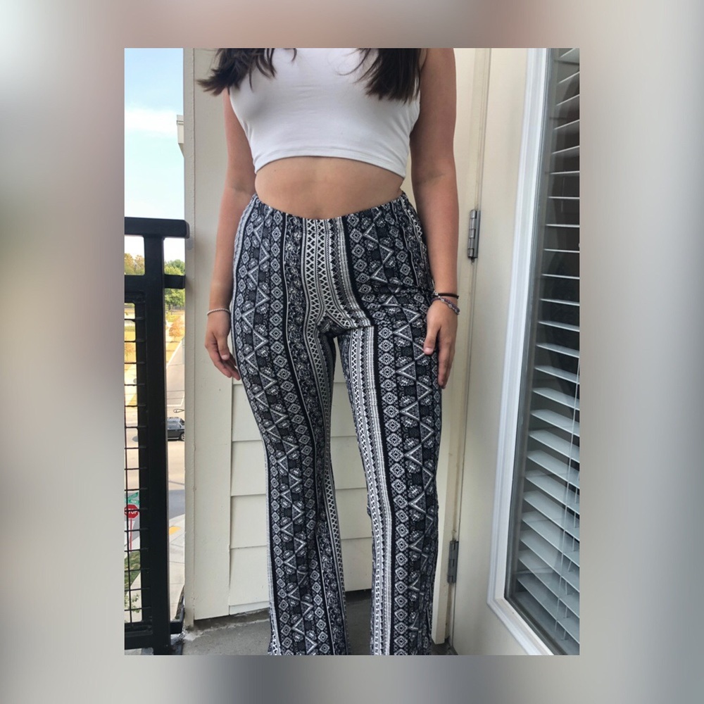 Black and White Paisley Fun Pants